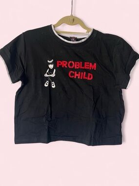 DOLLS KILL X EMILY THE STRANGE - GOD SAVE THE STRANGE RINGER TEE